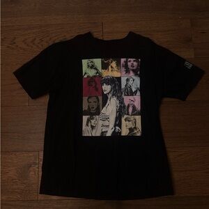 Taylor Swift Official Eras Tour Merch- Black T-Shirt